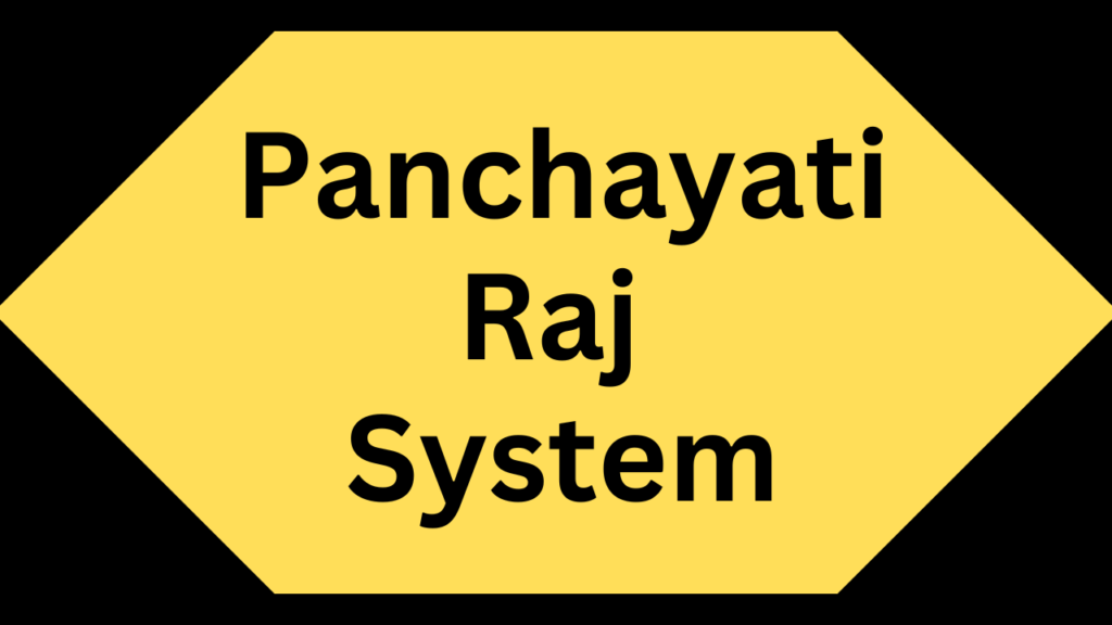 panchayati raj system in india in hindi