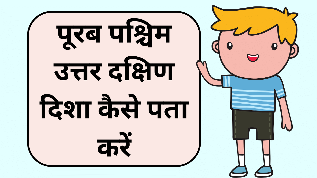 purab paschim uttar dakshin direction in hindi